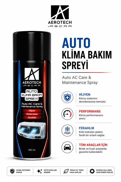 AEROTECH OTO KLİMA BAKIM SPREYİ 150 ML