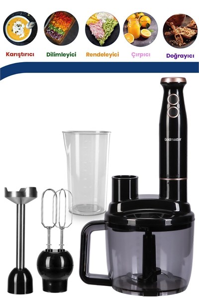 Bestrobot 1500 Watt 5 In 1 Mutfak Robotu Multi Blender Seti