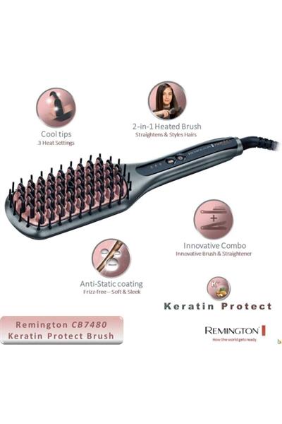 CB7480 Keratin Protect Saç Düzleştirici Tarak