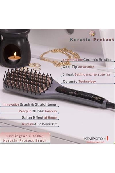 CB7480 Keratin Protect Saç Düzleştirici Tarak