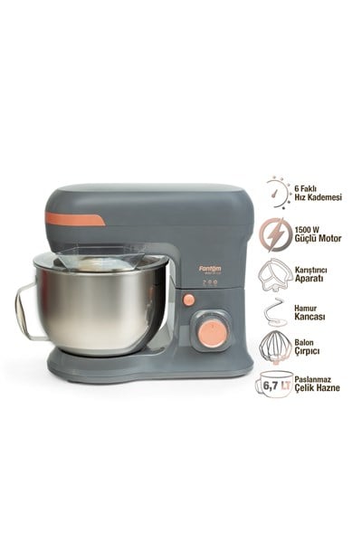 FANTOM NFEST HM1500 STAND MİKSER ANTRASİT