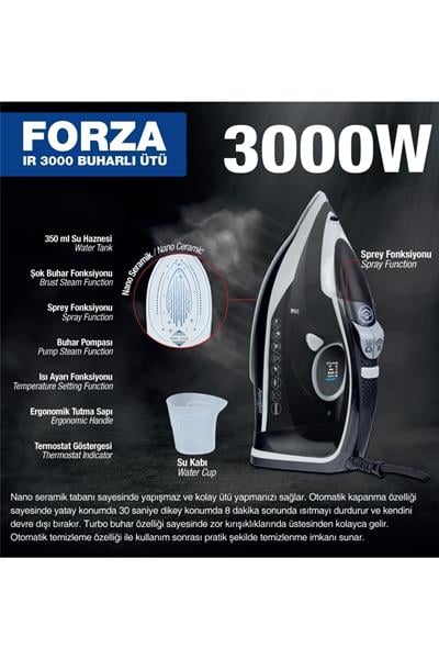 Forza Ir 3000 Buharlı Ütü