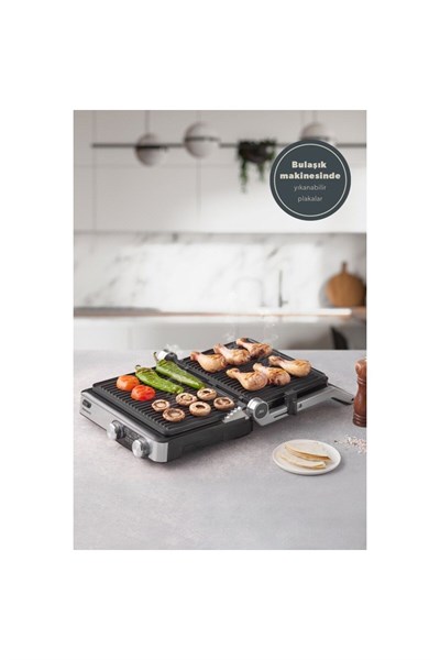 Grilliant 1340H Inox Tost ve Izgara Makinesi