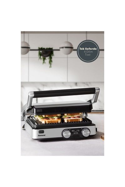 Grilliant 1340H Inox Tost ve Izgara Makinesi