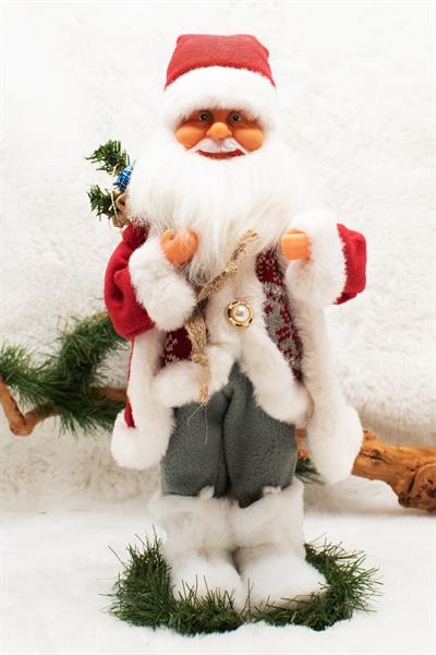 Lüx 55 Cm Noel Baba Santa Claus Yılbaşı Süsü 55*17 Cm