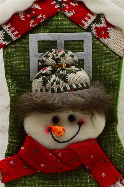 Lüx Noel Çorap Yılbaşı Süsü 25*15cm