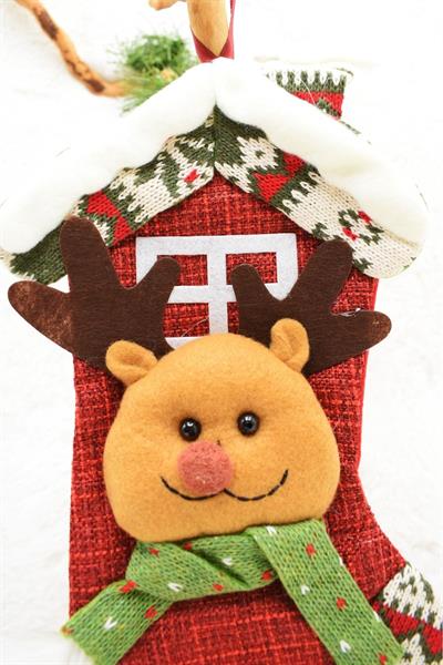 Lüx Noel Çorap Yılbaşı Süsü 25*15cm