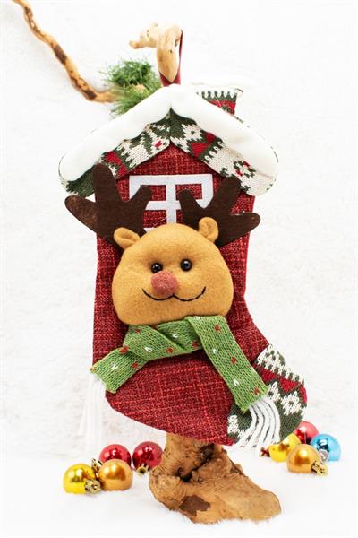 Lüx Noel Çorap Yılbaşı Süsü 25*15cm