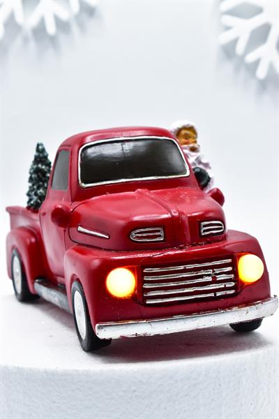 Luxury Dekoratif Kırmızı Araba Yılbaşı Süsü 27*17cm