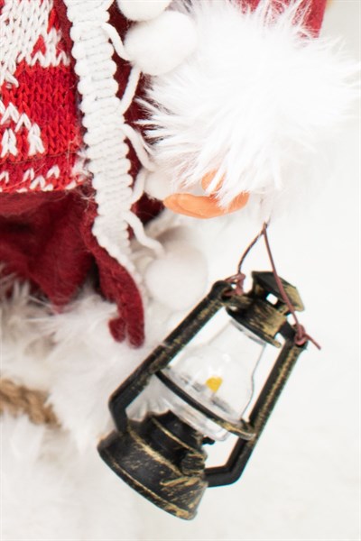 Luxury Full Noel Baba Santa Claus Yılbaşı Süsü 32cm