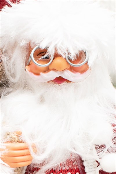 Luxury Full Noel Baba Santa Claus Yılbaşı Süsü 32cm