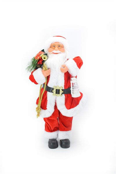 Luxury Noel Baba Santa Claus Yılbaşı Süsü 35 cm