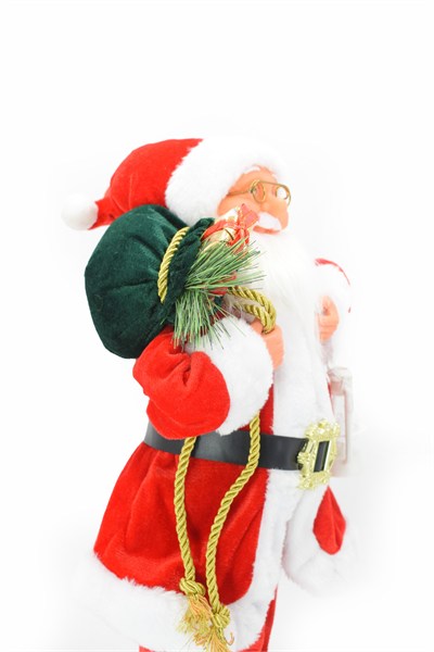 Luxury Noel Baba Santa Claus Yılbaşı Süsü 35 cm