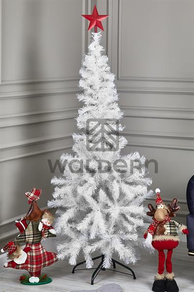Luxury Series 180 CM Beyaz Yılbaşı Çam Ağacı Demir Ayaklı