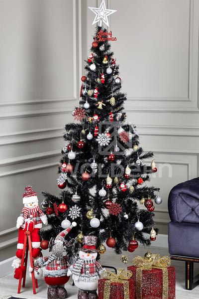Luxury Series 180 CM Siyah Yılbaşı Çam Ağacı