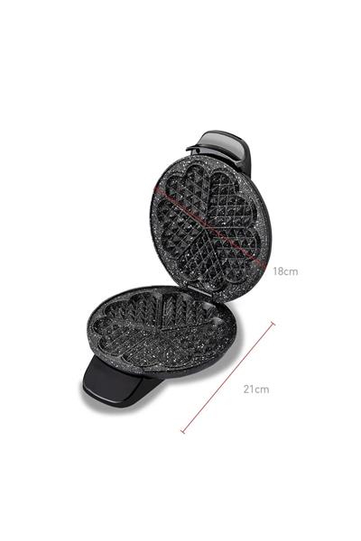 Mia Siyah Waffle Makinesi A319-05