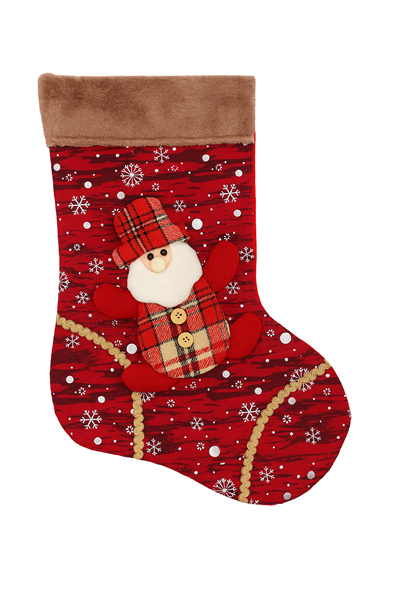 Noel Profesör Çorap 42*26CM Yılbaşı Süsü