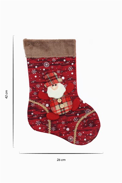 Noel Profesör Çorap 42*26CM Yılbaşı Süsü