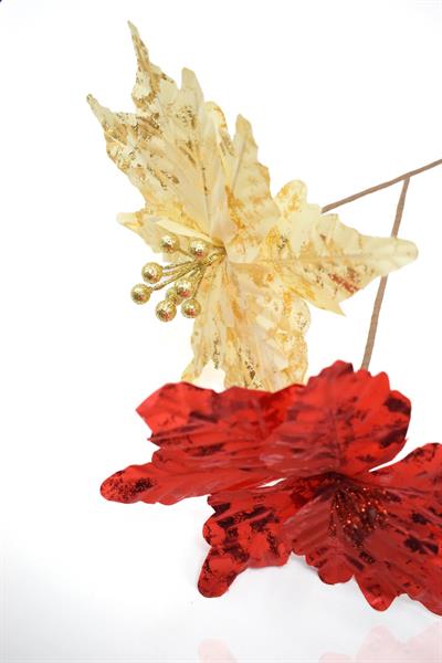 Premium 25*25 cm Yılbaşı Süs Yapay Çiçek