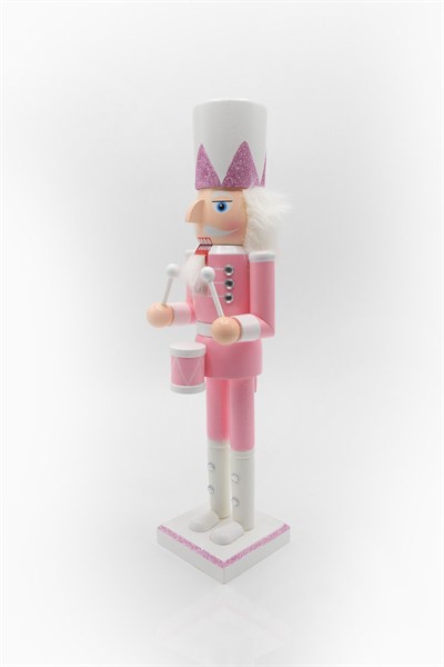 Premium Collection 38 cm Pink Series Dekoratif Kurşun Asker Yılbaşı Süs