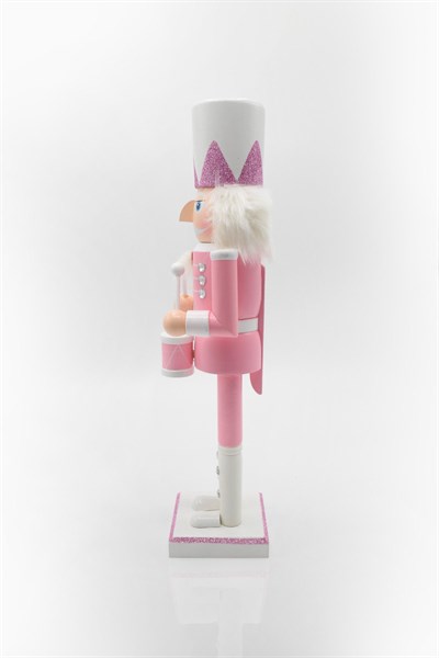 Premium Collection 38 cm Pink Series Dekoratif Kurşun Asker Yılbaşı Süs