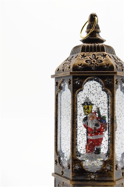 Premium Collection Dekoratif Işıklı Yılbaşı Süs Fener 24 cm