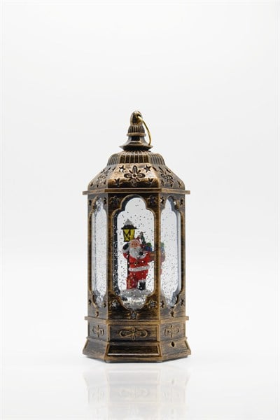 Premium Collection Dekoratif Işıklı Yılbaşı Süs Fener 24 cm