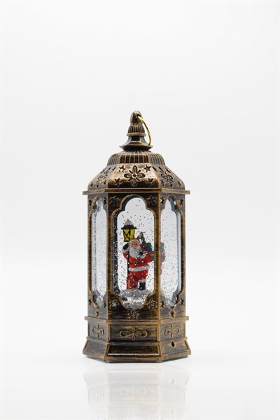 Premium Collection Dekoratif Işıklı Yılbaşı Süs Fener 24 cm