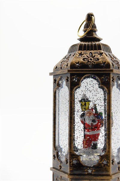 Premium Collection Dekoratif Işıklı Yılbaşı Süs Fener 24 cm