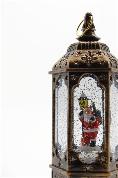 Premium Collection Dekoratif Işıklı Yılbaşı Süs Fener 24 cm