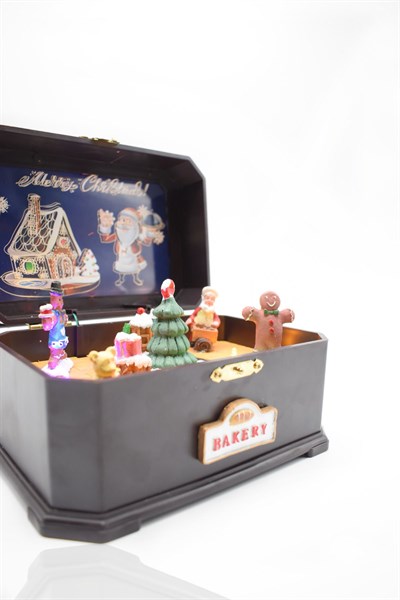 Premium Collection Dekoratif Müzik Kutusu Yılbaşı Temalı