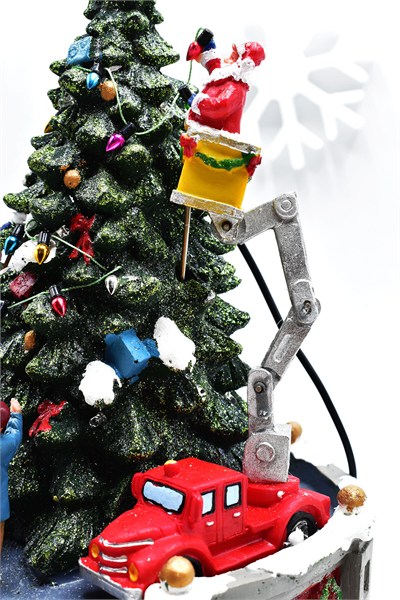 Premium Collection Vinç Yılbaşı Ağacı Noel Baba Dekoratif Yılbaşı Süsü