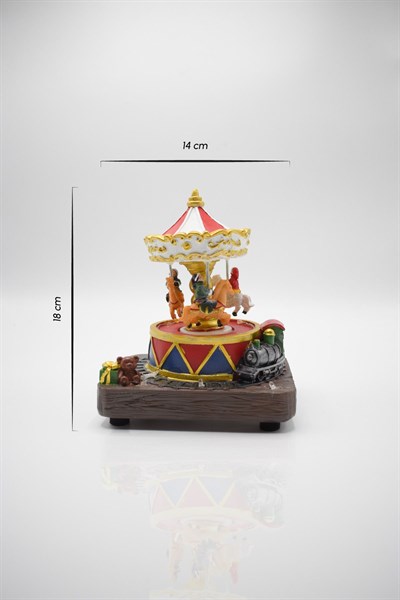 Premium Collection Yılbaşı Süsü Atlıkarınca 3