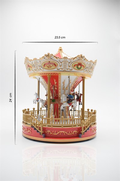 Premium Collection Yılbaşı Süsü Atlıkarınca 24 cm