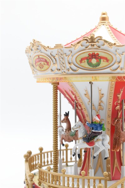 Premium Collection Yılbaşı Süsü Atlıkarınca 24 cm