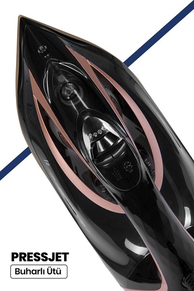 Pressjet 2400 Watt Seramik Tabanlı 170 gr Etkili Şok Buharlı Ütü