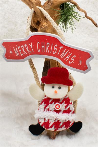 Profesör Merry Christmas Yılbaşı Kapı Süsü 26cm