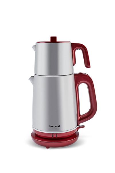Royaltea 1772h Kırmızı Silver Çay Makinesi