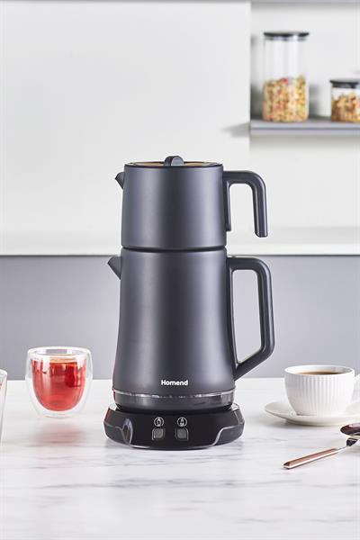 Royaltea Elegant 1776H Çay Makinesi Mat Siyah