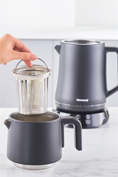 Royaltea Elegant 1776H Çay Makinesi Mat Siyah