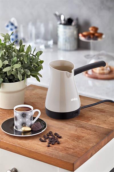 SCM 2951 Elektrikli Kahve Makinesi Cezve Bej Sinbo