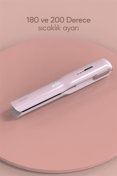 Sinbo Şarj Edilebilir Kablosuz Taşınabilir Saç Düzleştirici Shd-1742 Pembe