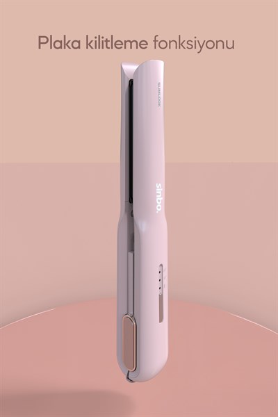 Sinbo Şarj Edilebilir Kablosuz Taşınabilir Saç Düzleştirici Shd-1742 Pembe