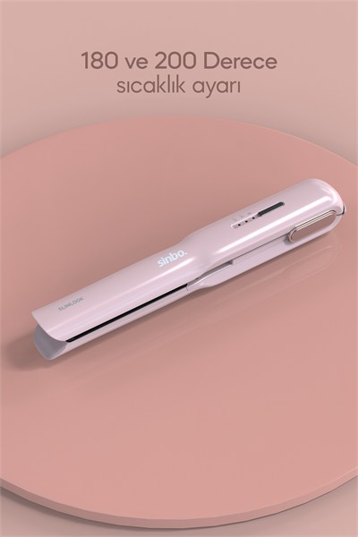 Sinbo Şarj Edilebilir Kablosuz Taşınabilir Saç Düzleştirici Shd-1742 Pembe