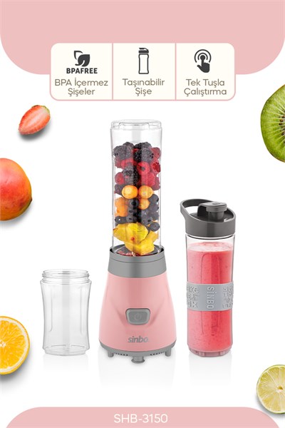 Sinbo Shb-3150 Pembe 350 W Smoothie Blender