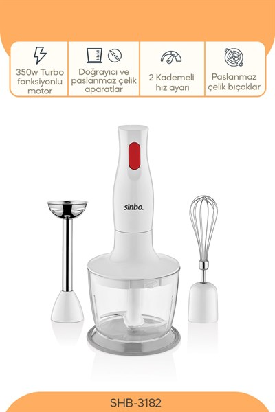 Sinbo SHB-3182 El Blender Seti