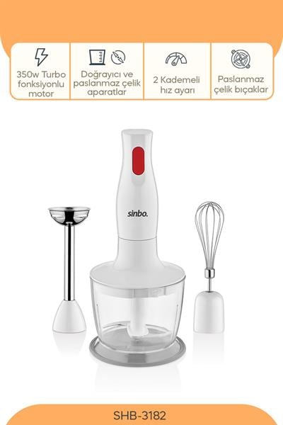 Sinbo SHB-3182 El Blender Seti