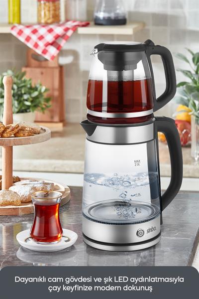 Sinbo Stm-5848 1500 Watt Elektrikli Cam Çay Makinesi
