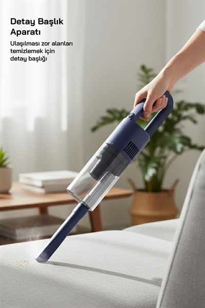 Sinbo SVC-8628 Kablolu Dikey Elektrikli Süpürge Mavi – 2’si 1 Arada El Süpürgesi Özellikli