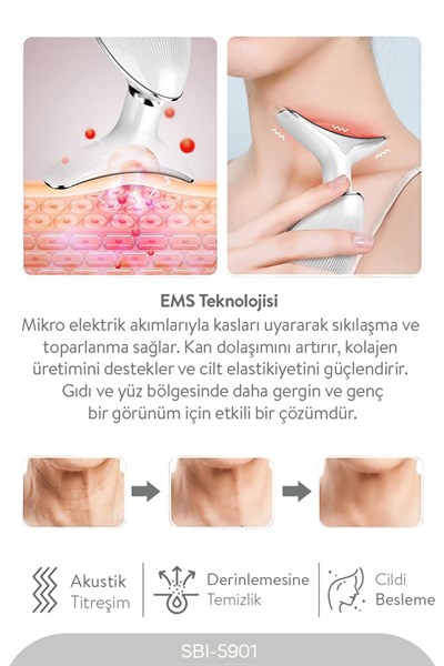 Sinbo Yüz ve Boyun Bölgesi Sıkılaştırıcı SBI-5901B
